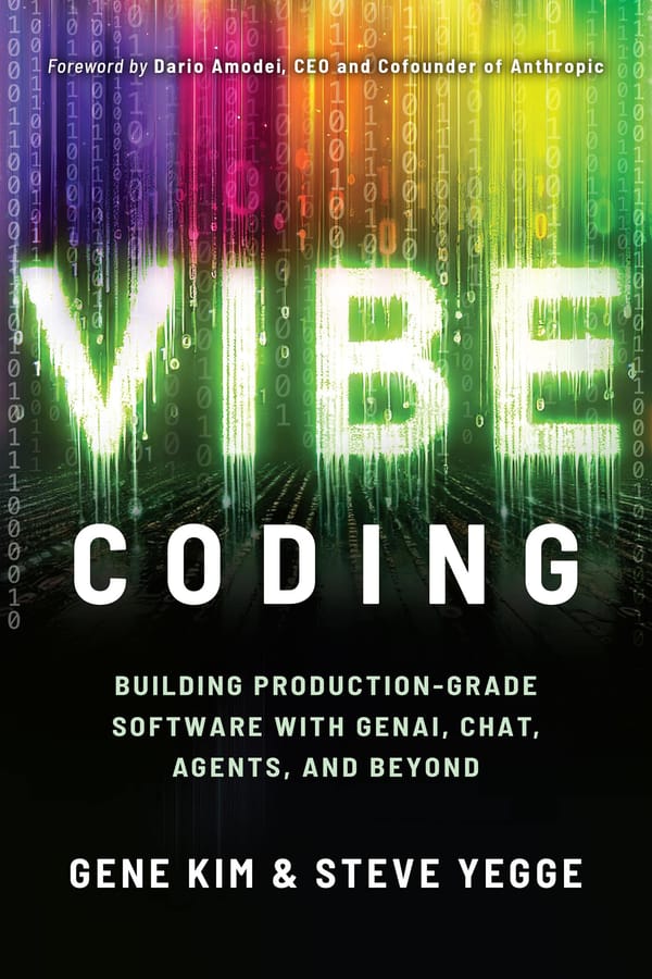 Couverture de Vibe Coding, Gene Kim et Steve Yegge, IT Revolution